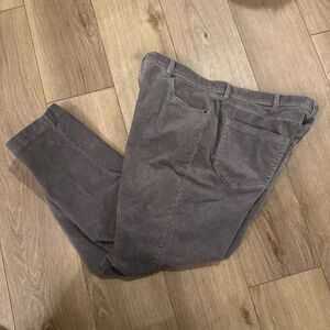 C & C California Men's Corduroy Pants Gray‎ Vintage Wash Size 40 X 30 NWOT